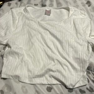 White Crop Top